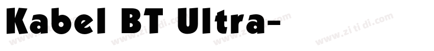 Kabel BT Ultra字体转换